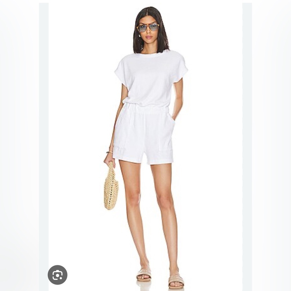 MONROW White Gauze Romper XS 522